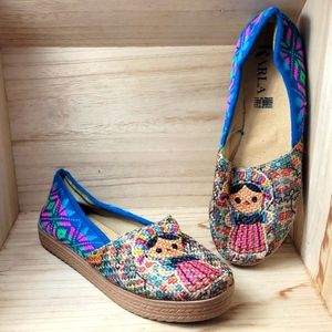 Karla Handmade Artisan Mexican Flat Shoes